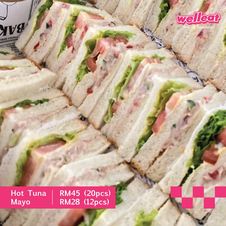Hot Tuna Mayo sandwich platter