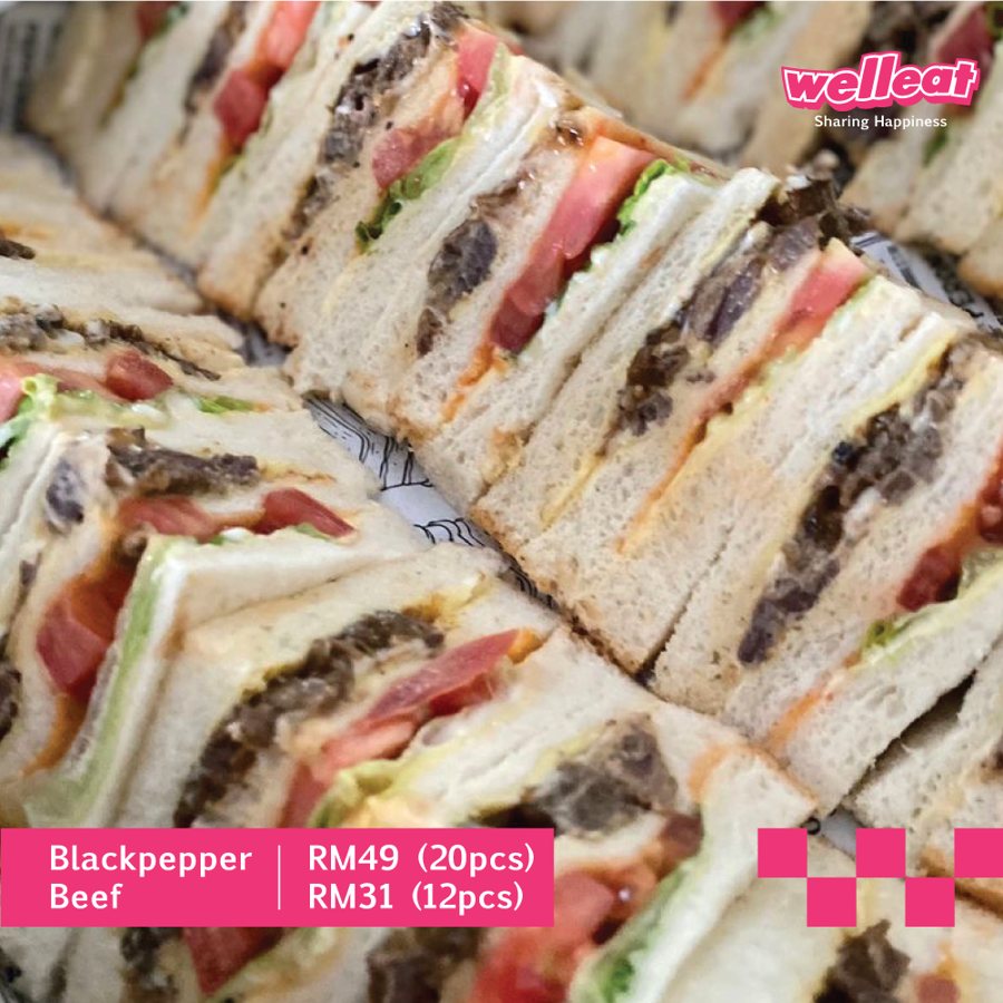 Blackpepper Beef sandwich platter