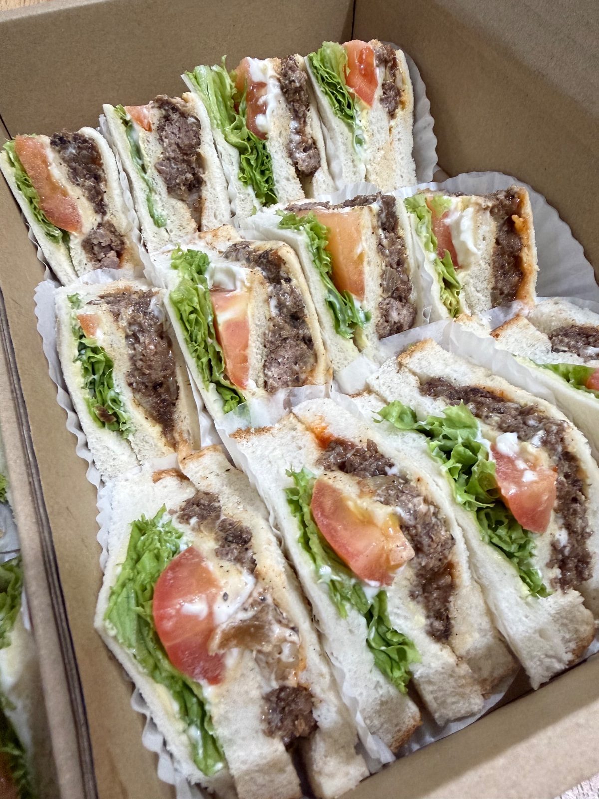 Beef Pepper Royale sandwich platter